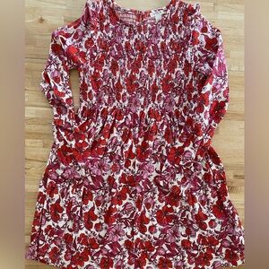 Crewcuts Smocked Long Sleeve Dress, Size 10